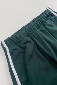製造綠色運動長褲  設計白色間條運動褲  運動褲專門店 U395 細節-2